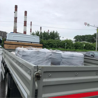 Перевозка упакованного груза в машине с открытым кузовом