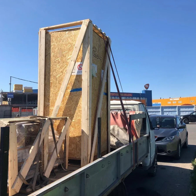 Газель перевозит высокий груз